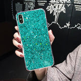 Glitter Sparkling Sequins Phone Case Back Cover for iPhone XS Max/XR/XS/X/8 Plus/8/7 Plus/7/6s Plus/6s/6 Plus/6 - halloladies