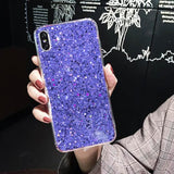 Glitter Sparkling Sequins Phone Case Back Cover for iPhone XS Max/XR/XS/X/8 Plus/8/7 Plus/7/6s Plus/6s/6 Plus/6 - halloladies