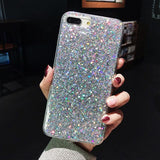Glitter Sparkling Sequins Phone Case Back Cover - iPhone 11 Pro Max/11 Pro/11/XS Max/XR/XS/X/8 Plus/8/7 Plus/7/6s Plus/6s/6 Plus/6 - halloladies