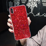 Glitter Sparkling Sequins Phone Case Back Cover - iPhone 11 Pro Max/11 Pro/11/XS Max/XR/XS/X/8 Plus/8/7 Plus/7/6s Plus/6s/6 Plus/6 - halloladies