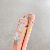 Sweet Peach Cute Cartoon Fruit Camera Protector Soft Phone Case Back Cover for iPhone 12 Pro Max/12 Pro/12/12 Mini/SE/11 Pro Max/11 Pro/11/XS Max/XR/XS/X/8 Plus/8 - halloladies