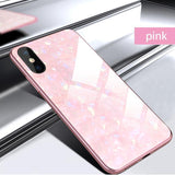 Dream Shell Plating Metal Border Phone Case Back Cover - iPhone XS Max/XR/XS/X/8 Plus/8/7 Plus/7/6s Plus/6s/6 Plus/6 - halloladies