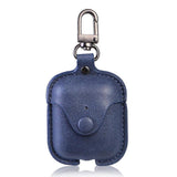 Solid Color Leather Key Chain Wireless Bluetooth Earphone Cases -Airpods Pro - halloladies