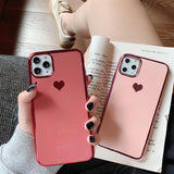 Luxury Sweet Heart Phone Case Back Cover - iPhone 12 Pro Max/12 Pro/12/12 Mini/SE/11 Pro Max/11 Pro/11/XS Max/XR/XS/X/8 Plus/8 - halloladies