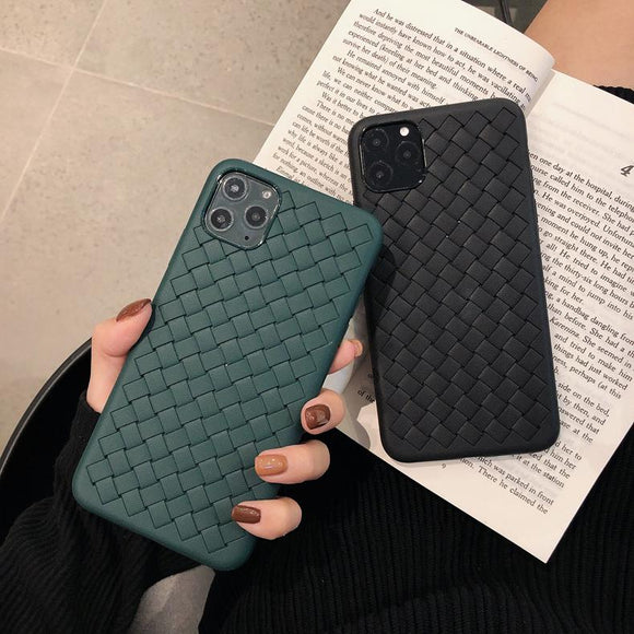 Breathable Mesh Grid Solid Color Soft Phone Case Back Cover for iPhone 12 Pro Max/12 Pro/12/12 Mini/SE/11 Pro Max/11 Pro/11/XS Max/XR/XS/X/8 Plus/8 - halloladies