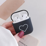 Cute Love Heart Airpods Case Wireless Bluetooth Earphone Cases for Airpods - halloladies