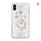 Retro Marble Flower Soft Phone Case Back Cover - iPhone 11/11 Pro/11 Pro Max/XS Max/XR/XS/X/8 Plus/8/7 Plus/7 - halloladies