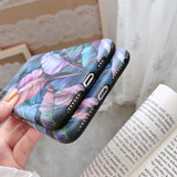 Retro Colorful Plant Banana Leaf iPhone Case Back Cover for iPhone 11 Pro Max/11 Pro/11/XS Max/XR/XS/X/8 Plus/8/7 Plus/7/6s Plus/6s/6 Plus/6 - halloladies