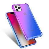 Luxury Corner Bubble Gradient Soft TPU Phone Case Back Cover for iPhone 11/11 Pro/11 Pro Max/XS Max/XR/XS/X/8 Plus/8/7 Plus/7 - halloladies