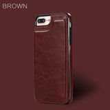 Luxury Wallet Leather Phone Case Back Cover - iPhone XS Max/XR/XS/X/8 Plus/8/7 Plus/7/6s Plus/6s/6 Plus/6 - halloladies