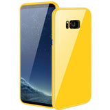 Colorful Magnetic Adsorption PC+Tempered Glass Phone Case Back Cover - iPhone 11 Pro Max/11 Pro/11/XS Max/XR/XS/X/8 Plus/8/7 Plus/7 - halloladies