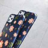 Cute Flower Leaf Phone Case Back Cover - iPhone 11 Pro Max/11 Pro/11/XS Max/XR/XS/X/8 Plus/8/7 Plus/7 - halloladies