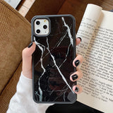 Classic Marble Soft Edge Phone Case Back Cover - iPhone 11 Pro Max/11 Pro/11/XS Max/XR/XS/X/8 Plus/8/7 Plus/7 - halloladies