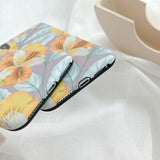 Retro Yellow Flower Phone Case Back Cover for iPhone XS Max/XR/XS/X/8 Plus/8/7 Plus/7/6s Plus/6s/6 Plus/6 - halloladies