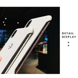 Simple Half Frame Moon Love Heart Hard Phone Case Back Cover for iPhone 12 Pro Max/12 Pro/12/12 Mini/SE/11 Pro Max/11 Pro/11/XS Max/XR/XS/X/8 Plus/8 - halloladies