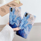 Vintage Marble Full Body Soft Phone Case Back Cover - iPhone 11 Pro Max/11 Pro/11/XS Max/XR/XS/X/8 Plus/8 - halloladies