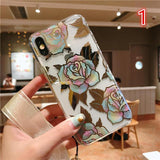 Simple Flower Soft Phone Case Back Cover - iPhone 11/11 Pro/11 Pro Max/XS Max/XR/XS/X/8 Plus/8/7 Plus/7 - halloladies