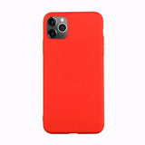 Fully Protected Candy Color Soft Silicone Phone Case Back Cover for iPhone 11 Pro Max/11 Pro/11/XS Max/XR/XS/X/8 Plus/8/7 Plus/7 - halloladies