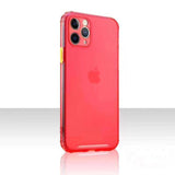 Candy Contrast Color Matte Transparent Soft Phone Case Back Cover - iPhone 11/11 Pro/11 Pro Max/XS Max/XR/XS/X/8 Plus/8/7 Plus/7 - halloladies