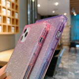 Glitter Paper Square Phone Case Back Cover - iPhone 12 Pro Max/12 Pro/12/12 Mini/SE/11 Pro Max/11 Pro/11/XS Max/XR/XS/X/8 Plus/8 - halloladies