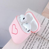 Cute Love Heart Airpods Case Wireless Bluetooth Earphone Cases for Airpods - halloladies