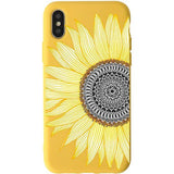 Cute Summer Daisy Sunflower Phone Case Back Cover for XS Max/XR/XS/X/8 Plus/8/7 Plus/7/6s Plus/6s/6 Plus/6 - halloladies