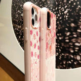 Cute Pink Flower Phone Case Back Cover for iPhone 11 Pro Max/11 Pro/11/XS Max/XR/XS/X/8 Plus/8/7 Plus/7 - halloladies