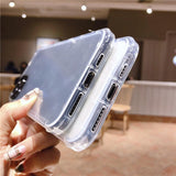 Simple Air Bag Corner Transparent Soft Phone Case Back Cover - iPhone 11/11 Pro/11 Pro Max/XS Max/XR/XS/X/8 Plus/8/7 Plus/7 - halloladies