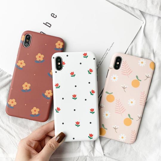 Ultra Thin Flower Soft TPU Phone Case Back Cover for iPhone XS Max/XR/XS/X/8 Plus/8/7 Plus/7/6s Plus/6s/6 Plus/6 - halloladies
