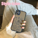 Cute Animal Soft Phone Case Back Cover for iPhone 12 Pro Max/12 Pro/12/12 Mini/SE/11 Pro Max/11 Pro/11/XS Max/XR/XS/X/8 Plus/8 - halloladies