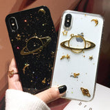 Luxury 3D Universe Starry Sky Phone Case Back Cover - iPhone 11 Pro Max/11 Pro/11/XS Max/XR/XS/X/8 Plus/8/7 Plus/7 - halloladies