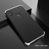 Luxury Contrast Color Metal Aluminum Armor Phone Case Back Cover - iPhone 11 Pro Max/11 Pro/11/XS Max/XR/XS/X/8 Plus/8/7 Plus/7 - halloladies