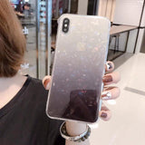 Simple Gradient Color Drem Shell Phone Case Back Cover - iPhone 11 Pro Max/11 Pro/11/XS Max/XR/XS/X/8 Plus/8/7 Plus/7 - halloladies