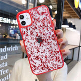 Glitter Gold Foil Candy Color Frame Soft Phone Case Back Cover - iPhone 11/11 Pro/11 Pro Max/XS Max/XR/XS/X/8 Plus/8/7 Plus/7 - halloladies