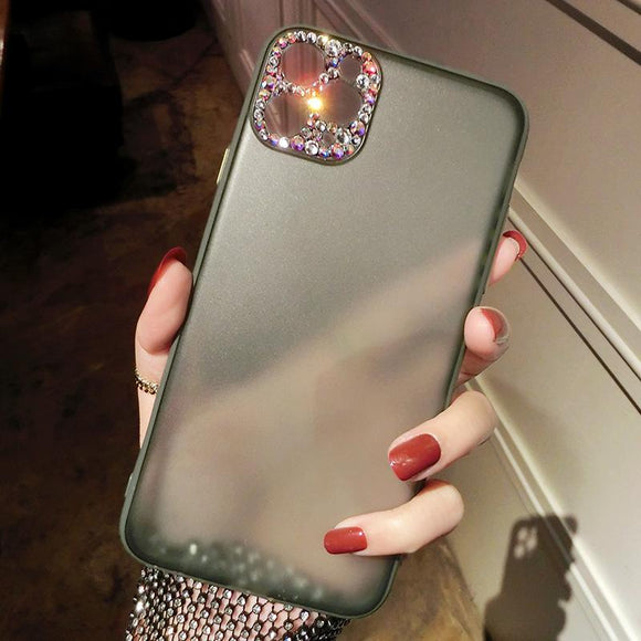 Luxury Diamond Solid Color Soft Phone Case Back Cover - iPhone 11/11 Pro/11 Pro Max/XS Max/XR/XS/X/8 Plus/8/7 Plus/7 - halloladies