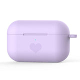 Candy Color Love Heart Key Chain Wireless Bluetooth Earphone Cases for Airpods Pro - halloladies