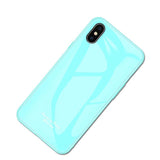 Original Colorful Glass Case Phone Case Back Cover - iPhone 12 Pro Max/12 Pro/12/12 Mini/SE/11 Pro Max/11 Pro/11/XS Max/XR/XS/X/8 Plus/8 - halloladies