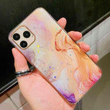 Glitter Moon Star Marble Stone Sparkle Phone Case Back Cover for iPhone 11/11 Pro/11 Pro Max/XS Max/XR/XS/X/8 Plus/8/7 Plus/7 - halloladies