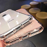 Transparent Luxury Phone Case Back Cover for iPhone 12 Pro Max/12 Pro/12/12 Mini/SE/11 Pro Max/11 Pro/11/XS Max/XR/XS/X/8 Plus/8 - halloladies