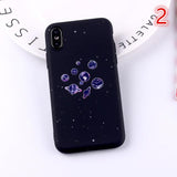 Outer Space Planet Stars Moon Spaceship Soft Matte Phone Case Back Cover - iPhone 11/11 Pro/11 Pro Max/XS Max/XR/XS/X/8 Plus/8/7 Plus/7 - halloladies