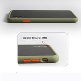 Transparent Anti-shock Frame Silicone Phone Case Back Cover for iPhone 11/11 Pro/11 Pro Max/XS Max/XR/XS/X/8 Plus/8/7 Plus/7 - halloladies
