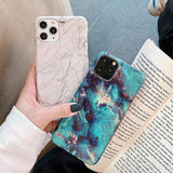 Classic Marble Glossy Phone Case Back Cover for iPhone 11/11 Pro/11 Pro Max/XS Max/XR/XS/X/8 Plus/8/7 Plus/7 - halloladies