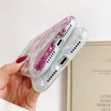 Shell Texture Bright Flower Phone Case Back Cover for iPhone 11/11 Pro/11 Pro Max/XS Max/XR/XS/X/8 Plus/8/7 Plus/7 - halloladies