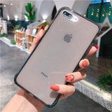 Glitter Transparent Bumper Soft Phone Case Back Cover for iPhone 12 Pro Max/12 Pro/12/12 Mini/SE/11 Pro Max/11 Pro/11/XS Max/XR/XS/X/8 Plus/8 - halloladies