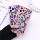 Cute 3D Relif Butterfly iPhone Case for iPhone 12 Pro Max/12 Pro/12/12 Mini/SE/11 Pro Max/11 Pro/11/XS Max/XR/XS/X/8 Plus/8