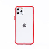 Candy Color Edge Matte Transparent Hard Acrylic Phone Case Back Cover for iPhone 12 Pro Max/12 Pro/12/12 Mini/SE/11 Pro Max/11 Pro/11/XS Max/XR/XS/X/8 Plus/8 - halloladies