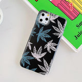Vintage Green Banana Leaf Phone Case Back Cover for iPhone 11 Pro Max/11 Pro/11/XS Max/XR/XS/X/8 Plus/8 - halloladies