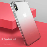 Luxury Corner Bubble Gradient Soft Silicon Phone Case Back Cover - iPhone XS Max/XR/XS/X/8 Plus/8/7 Plus/7/6s Plus/6s/6 Plus/6 - halloladies