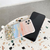 Artistic Oil Painting Flowers Frame Camera Protector Soft Phone Case Back Cover for iPhone 12 Pro Max/12 Pro/12/12 Mini/SE/11 Pro Max/11 Pro/11/XS Max/XR/XS/X/8 Plus/8 - halloladies
