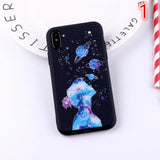Outer Space Planet Stars Moon Spaceship Soft Matte Phone Case Back Cover - iPhone 11/11 Pro/11 Pro Max/XS Max/XR/XS/X/8 Plus/8/7 Plus/7 - halloladies